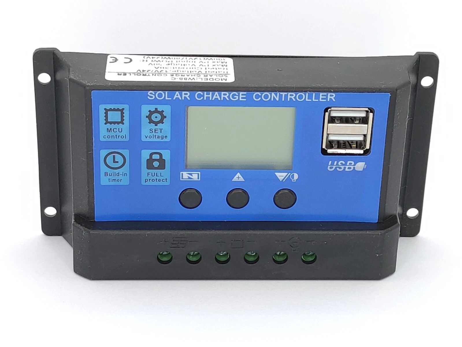Solar Laderegler 12/24v  10A 20A 30A PWM Dual USB